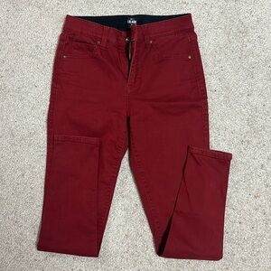 Lularoe size 28 burgundy skinny jeans